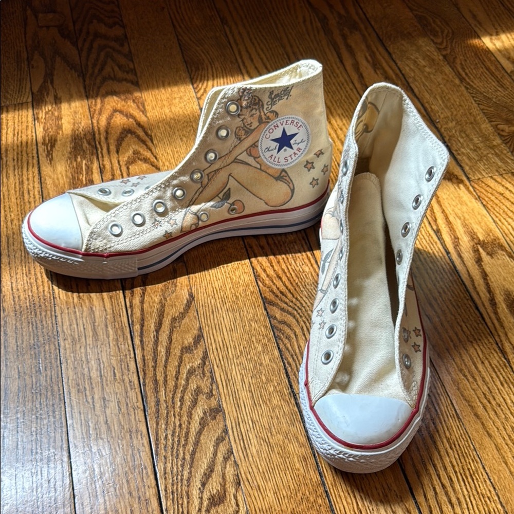 Rare Converse Harry Sailor Chuck Taylor High-Top Sneakers